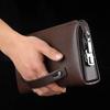 Men's lychee pattern business clutch bag