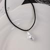 Special-shaped water drop pearl pendant baroque rope chain adjustable hokr jewelry multi-layer necklace