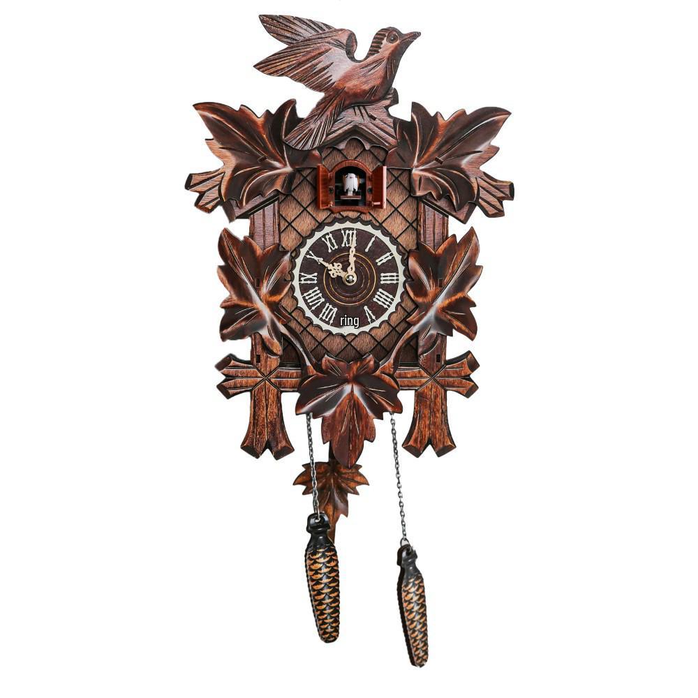 Curated Ready-stock Cuckoo Clock: Pop-up Hourly Wall Clock for Living Room