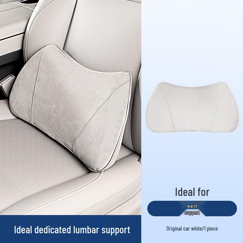 Neck Support Pillow for Ideal Headrest L6L7/L8/L9: MEGA Car Lumbar and Neck Protector
