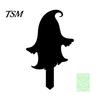 Spooky Outdoor Silhouette Halloween Garden Stake, Black Cat Yard Sign with Glow-in-the-dark Easy Installation Stakes Eyes, Waterproof Ghost