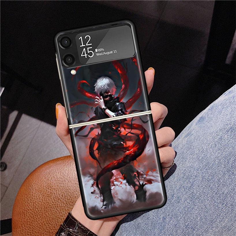 G-Ghoul Tokyo Kaneki Ken Phone Case For Samsung Z Flip 7 6 5 4 3 Galaxy ZFlip7 ZFlip6 ZFlip5 ZFlip4 ZFlip3 5G Print Cover