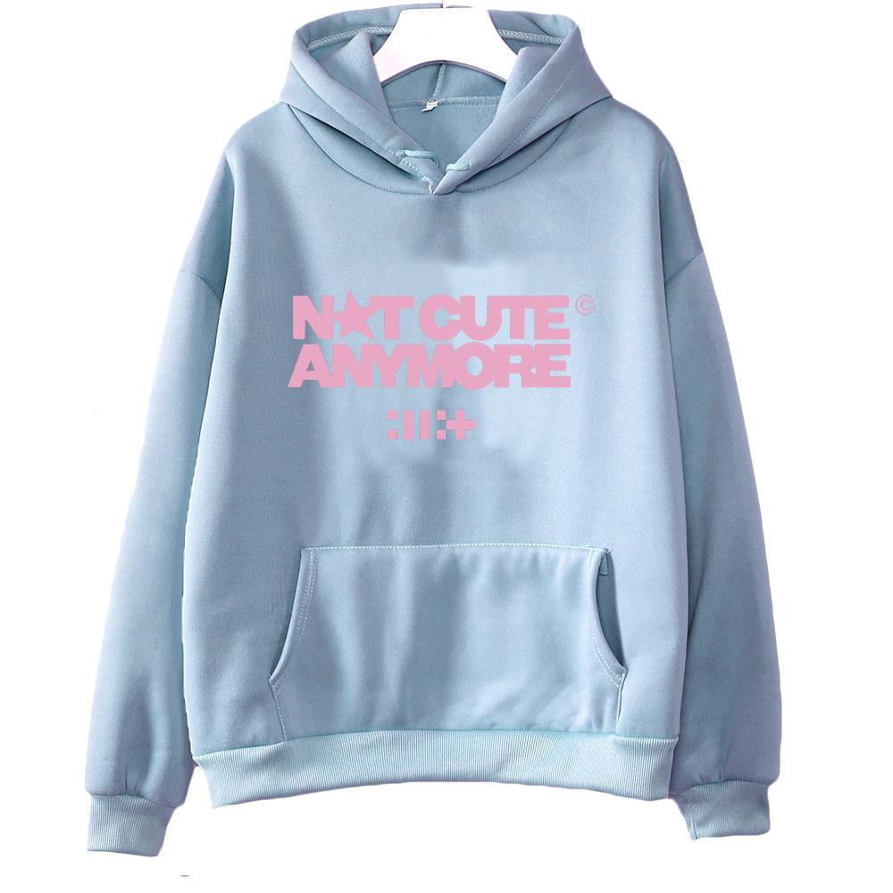 Mikiny s albem ILLIT Už nejsou roztomilé Mikina ILLIT dívčí kapely Korejská móda Dámské Pánské Oblečení Dlouhý rukáv Ležérní Y2K Mikiny