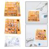 Eyeglasses Repair Set Screw Nose Pads Glasses Repair Set for Spectacle Accessories
