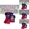 Fc Barcelona Vintage Voetbalshirt Set Met Ademende Modal Mix Voor Kinderen Sport