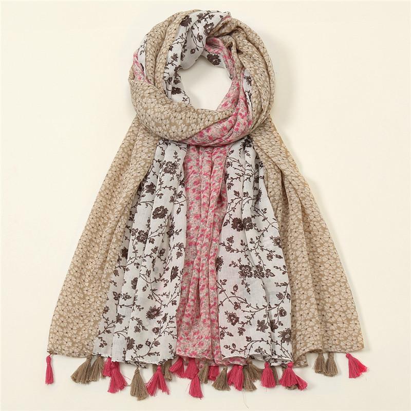 51 Design Fashion Aztec Geometric Paisley Tassel Viscose Shawl Scarf Lady High Quality Wrap Pashmina Stole Bufandas Muslim Hijab