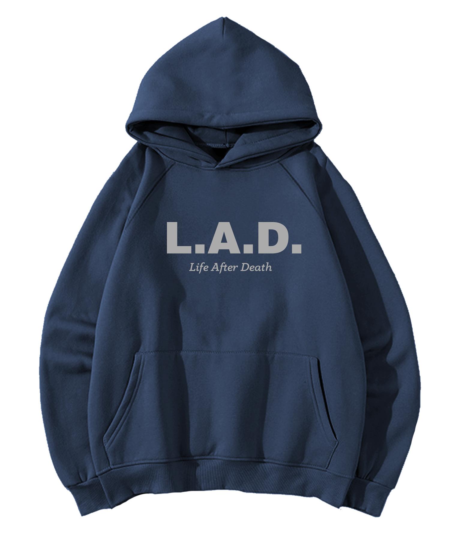 Rad Ladh301 Og Logo Fleece-Lined Hoodie - Navy Navy/1