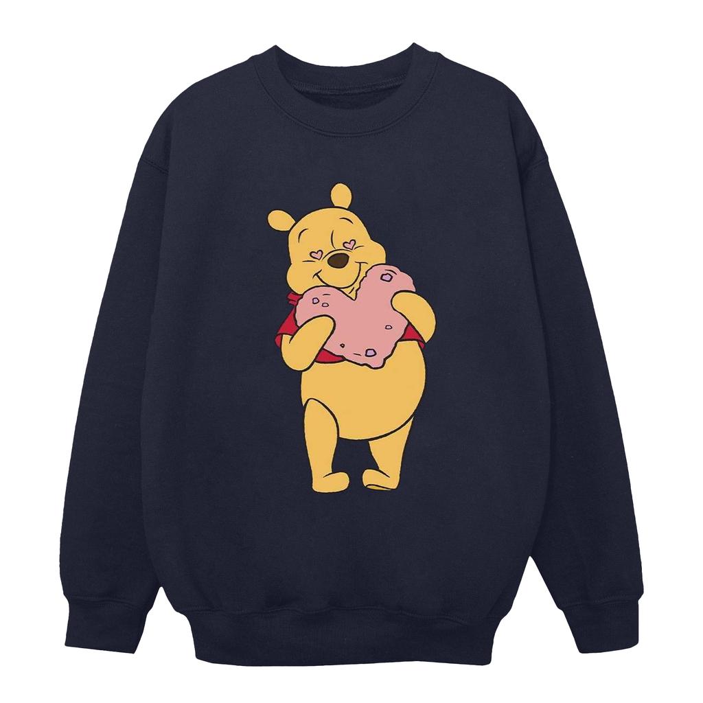 Disney Womens/Ladies Winnie The Pooh Heart Eyes Sweatshirt