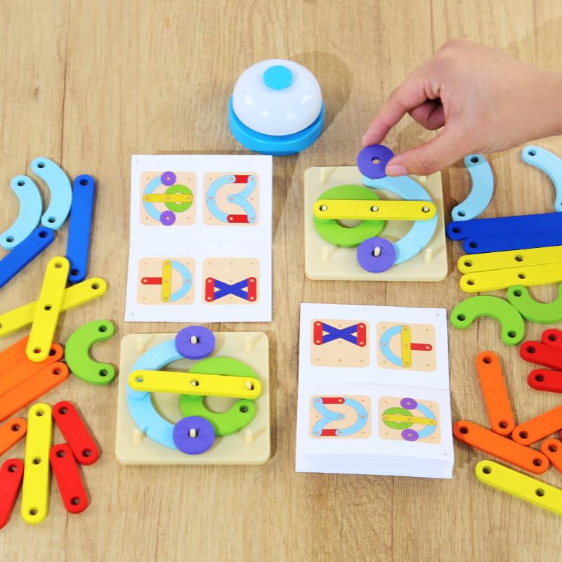 Puzzle Board Battle Toy With Color And Shape Recognition For Kids Exercise Brain