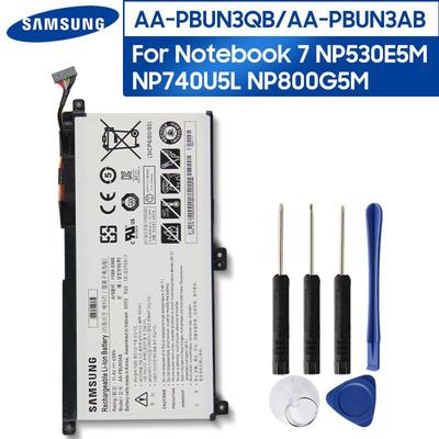 Αυθεντική Ανταλλακτική Μπαταρία AA-PBUN3AB AA-PBUN3QB Για Samsung Notebook 7 BA43-00377A NP740U3L-L02US NP740U3M-K01US NP800G5M 800G5M NP740U5M