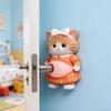 3D Katzenbauch Aufkleber Gummi Anti-Kollisions-Aufkleber Türstopper Stressabbau Spielzeug Lustiger Dekorations-Aufkleber für die Wand