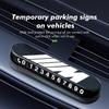 Suede Car Phone Number Plate Temporary Parking Card Stop Sign For BMW Performance M E87 E30 E46 E28 F35 G20 E93 F20 X3 X CJOZW1