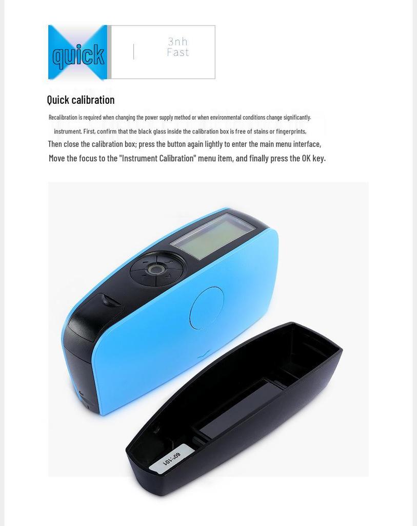 Miernik połysku YG60S do powierzchni metalowych, malowanych, kamiennych i lustrzanych