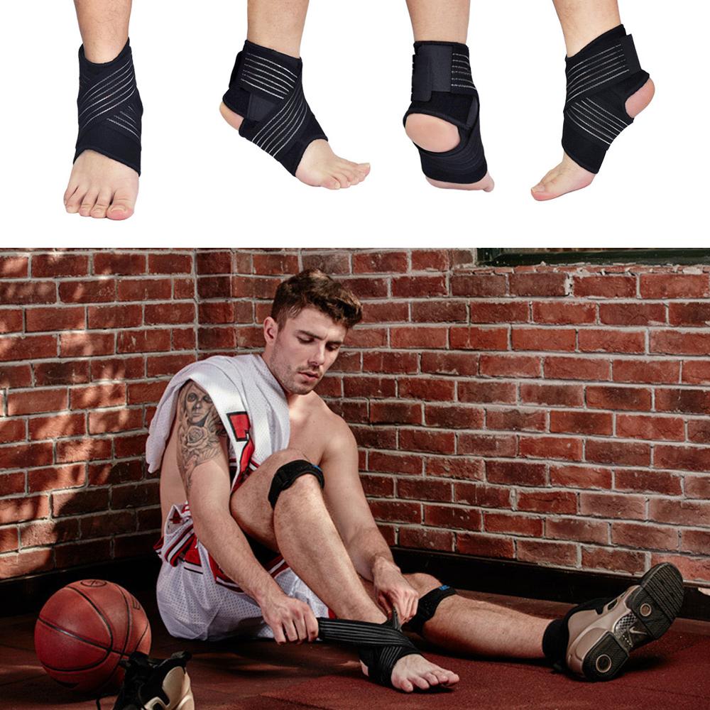 1Set Ankle Brace Breathable&Strong Ankle Brace for Sprained Ankle,Prevent Re-Injury,Adjustable Ankle Support Wrap for Men/women