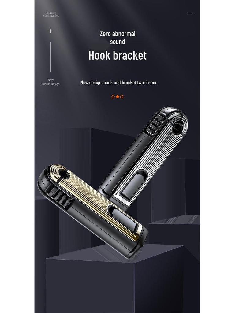 Rear Seat Car Phone Holder & Hook Combo