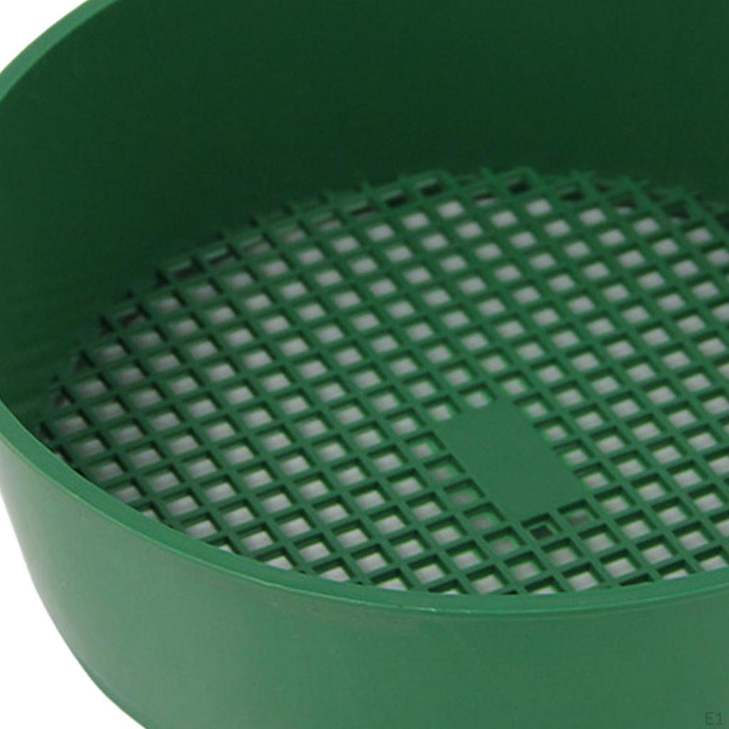 Rock Garden Sieve Gardening Sand Soil Compost Sifter,Lightweight Portable 8.27" Diameter Dirt