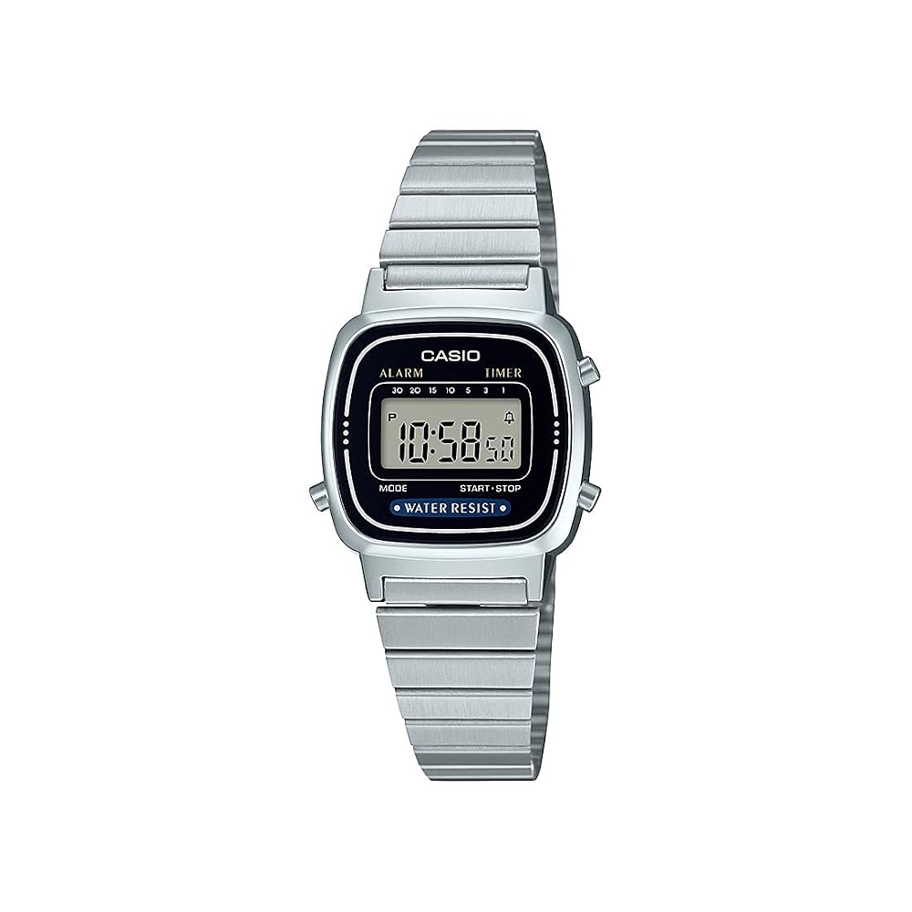 CASIO Collection Women's Watch LA670WA-1A2JF Silver
