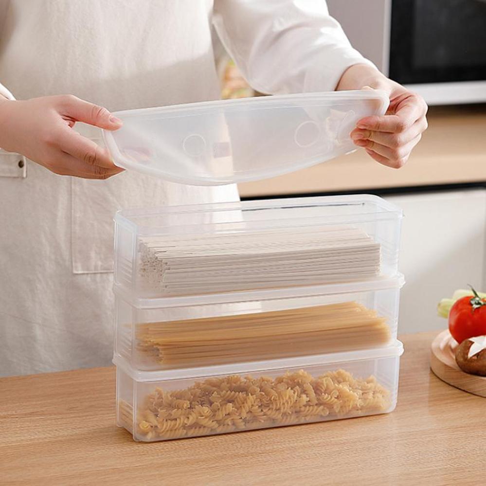 Küche Nudel Spaghetti Container Haushalt Getreide Erhaltung Lagerung Box Mit Abdeckung Spaghetti Box Küche Lebensmittel Container