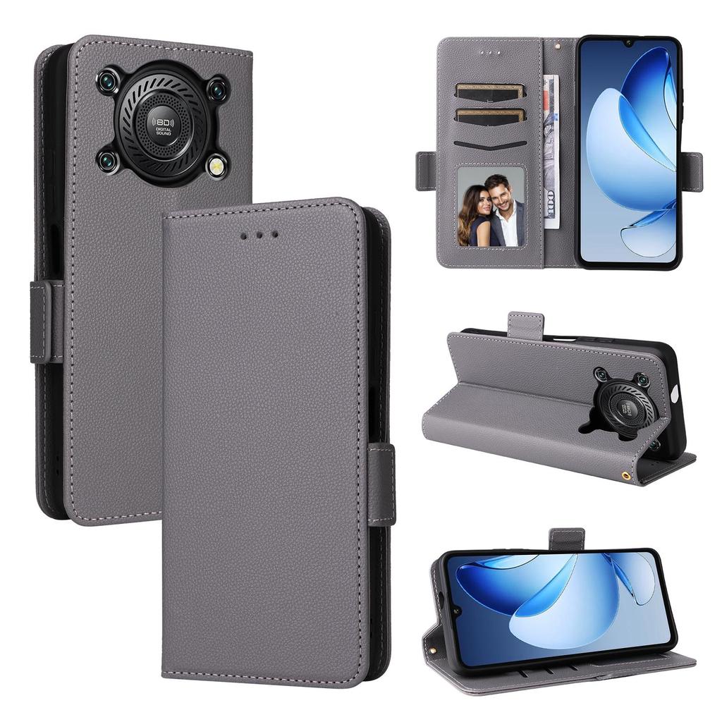 Funda Tipo Libro para Oukitel C60/C60 Pro Cuero PU Protección de Cuerpo Completo Con [Bloqueo RFID] Cubierta Retro Duradera