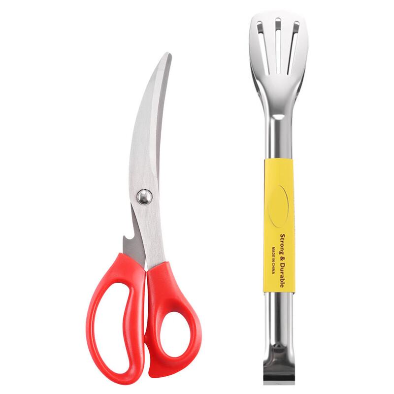 Korean BBQ Scissors and Tongs Set
