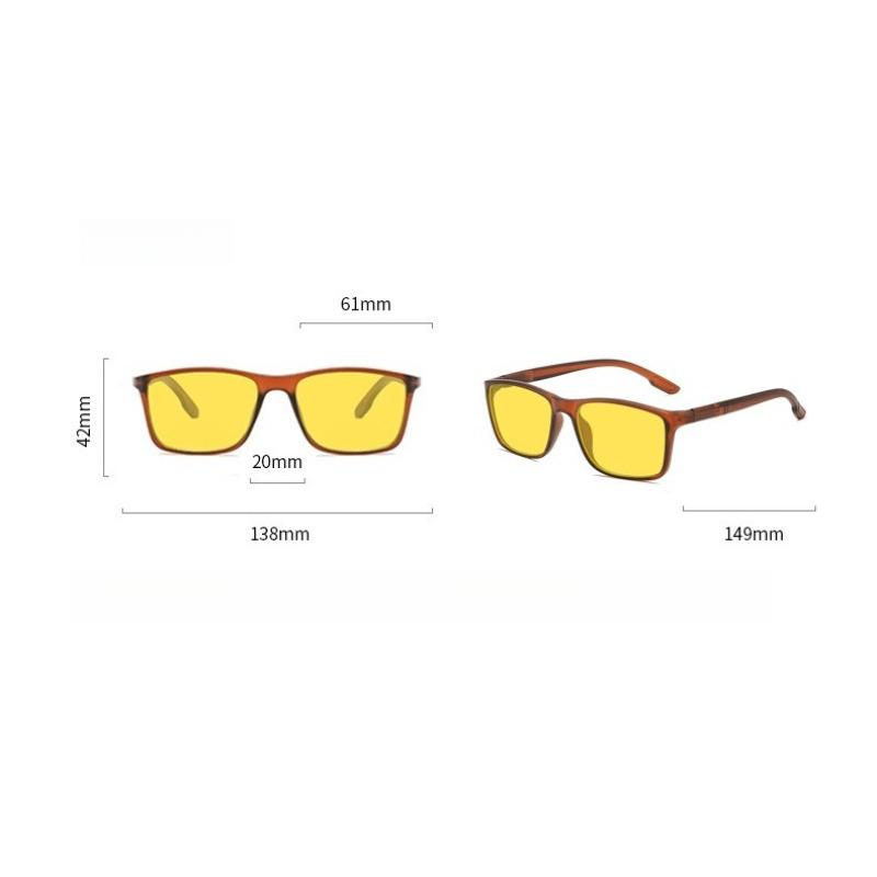 Anti Blue Light Glasses for Esports Eye Protection Plain Eyewear for Mobile Phones and Computers with Yellow/red/orange Lenses