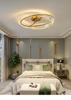 Italian Minimalist Crystal LED Ceiling Light for Bedroom and Living Room