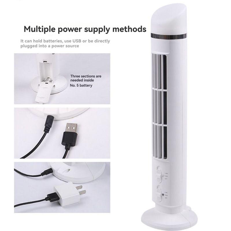M04K LED Turmventilator 2 Geschwindigkeiten Stand-Turmventilator Tragbarer Elektrischer Bodenventilator für Wohnzimmer Schlafzimmer Schwarz