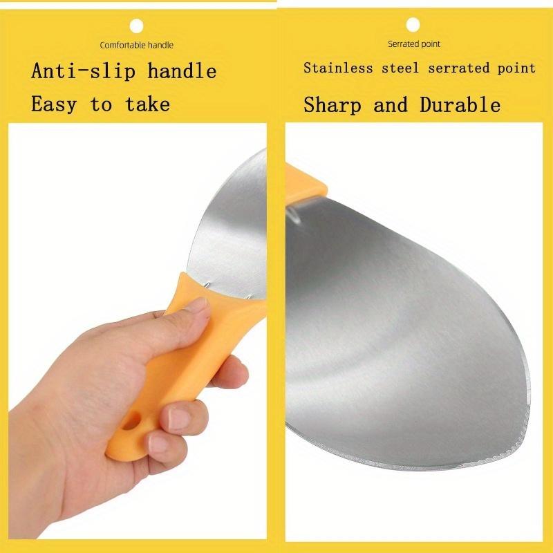 Stainless Steel Mango Slicer , Easy Peel,Slice, Perfect Kitchen Tool for Fresh Mango Slices, Fruit Peeler,Core Remover,Ideal for Baking