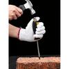 2pcs set 6-8 inch Anti-slip Go-through Hammer Screwdriver Magnetic Screw Driver set Slotted Screwdriver With Soft Grip