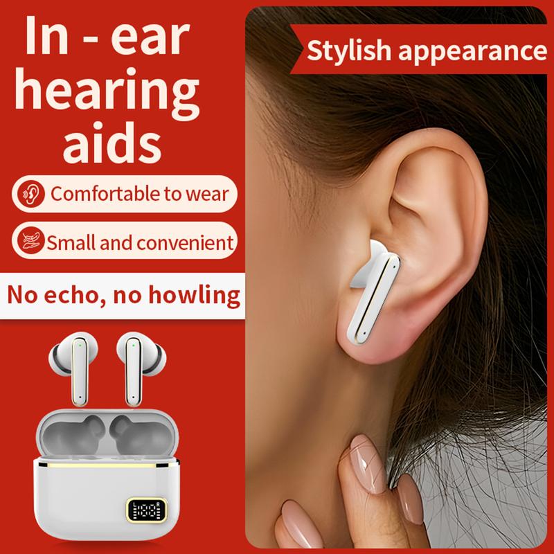 Elderly Hearing Aids Bluetooth-Compatible 5.4 HD Digital Display with Charging Box