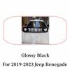 For 2016 17 18 19 20 21 22 23 Jeep Renegade Racing Grills Matt Carbon Grille Air Intake Styling Exterior Tuning Accessories Part