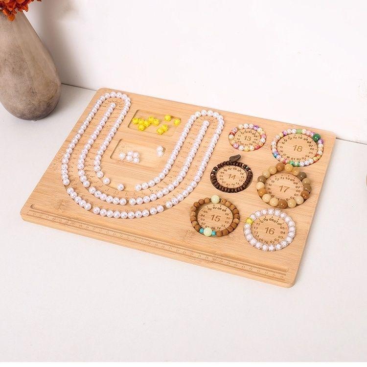 Handcrafted DIY Beading Kit: Necklace, Bracelet, and Cultural Play Weaving Tool