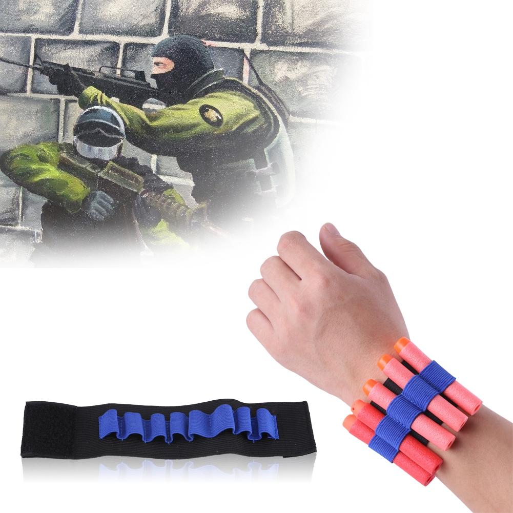Professional Toy Gun Wristband Toy Soft Bullets Band Holder Storage Outdoor Game Equipment