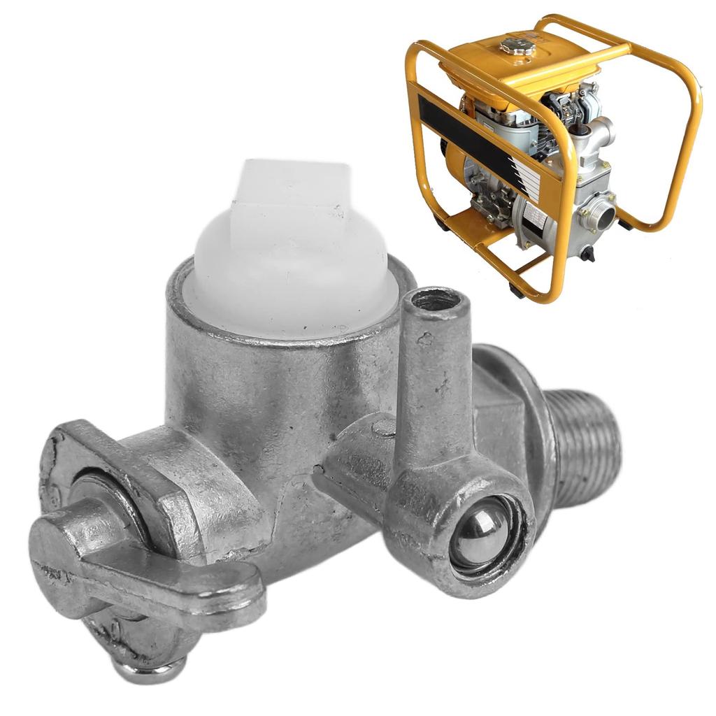 TOPINCN Fuel Cock Fuel Tank Switch Perfect Replacement Easy Installation Metal Corrosion Resistant Replaces OEM 064‑20064‑00 Robin EY15/EY20