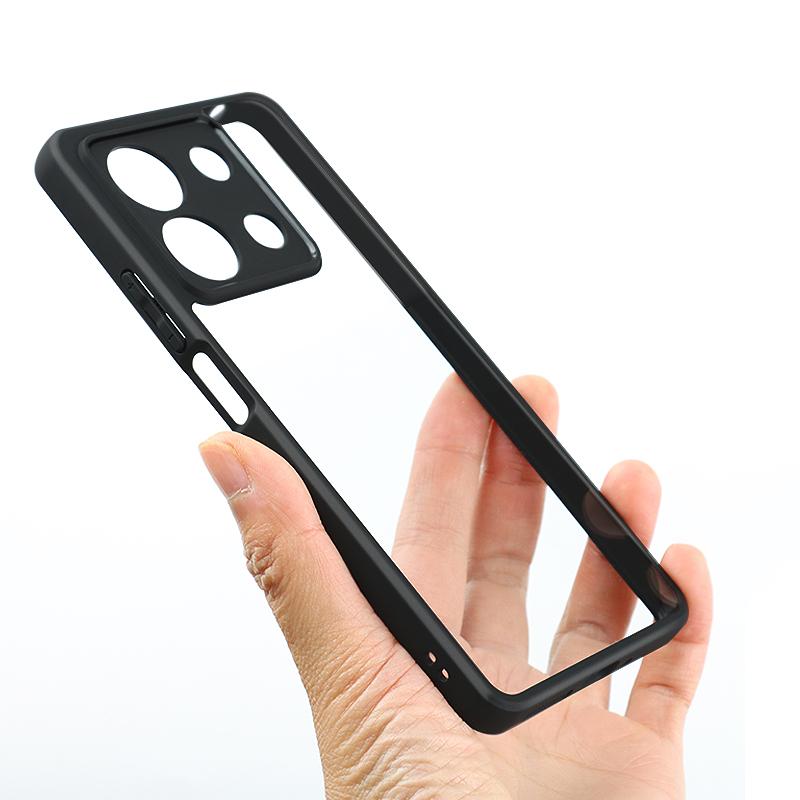 

For Xiaomi Redmi Note 13 5G Slim Case TPU+PC Hybrid Protective Phone Cover A