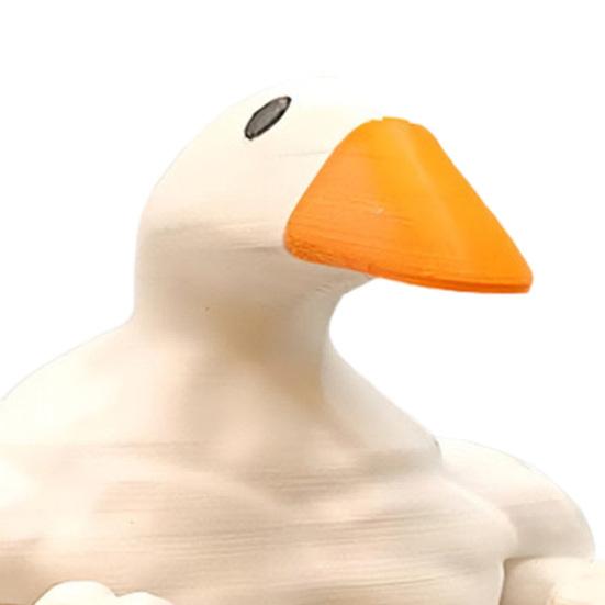 Funny Magnetic Duck Ornament with Suction Cup Mini Resin Prank Figurine for Desk Office Garden Cute Quirky Duck Figure Unique Gift for Coworkers