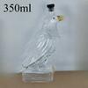 New Animal Shaped Whisky Bottles High Borosilicate Glass Wine Bottle Wolf Head Eagle Wine Bottle