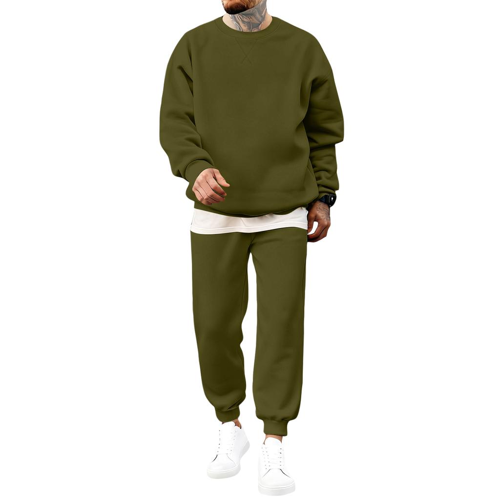 Men's Sweatshirts Sweatshirts And Jogging Pants Track Pants Fleece Tracksuit Sets