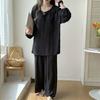 Pajamas Set for Women Long Sleeve Top And Pants Sleepwear Set Casual Loose Lounge 2 Piece Pjs Set for Spring Autumn