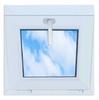 Fereastră PVC albă, oscilantă, 50x50, nouă, 500x500, geam termopan, oscilantă, sus