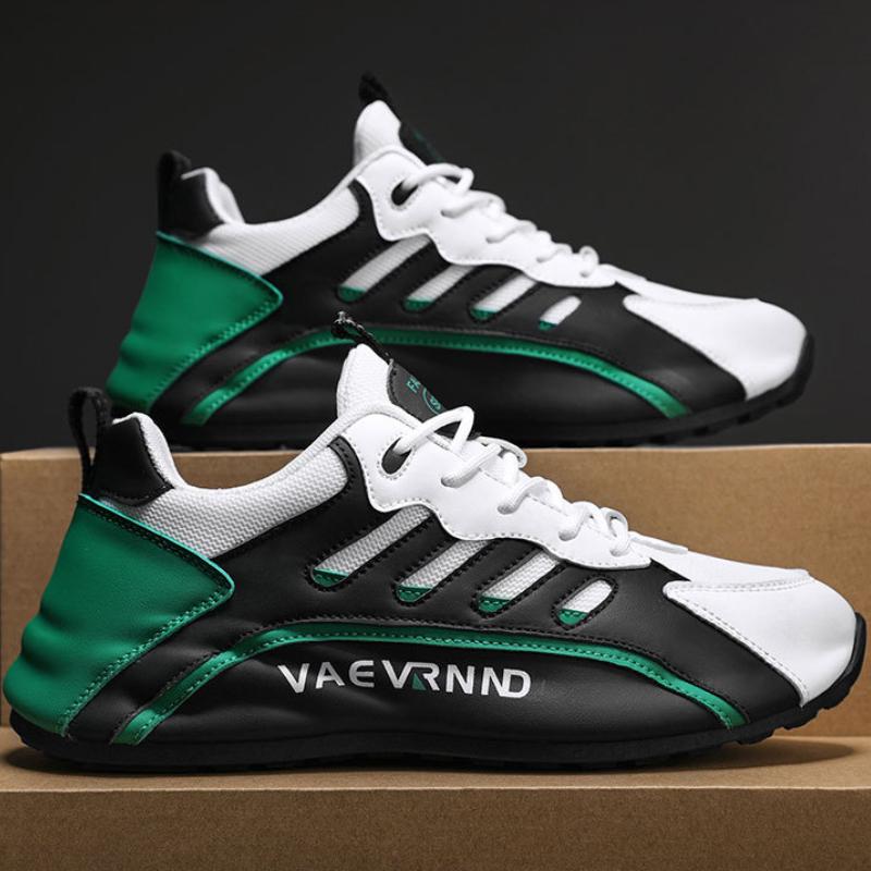 Fashion Men Casual Sneakers Comfortable Mesh Breathable Sports Shoes Trend Designer Fashion Footwear Thick Bottom Non-Slip Lace Up Shoes