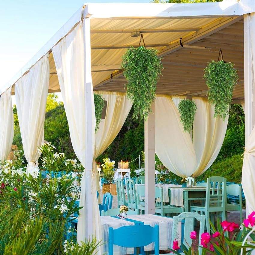 Künstliche Pflanze Kunststoff Eukalyptus Kamelie Hochzeit Garten Hof Kranz Zuhause Vase Außen Festival Party DIY Geschenkbox Deko