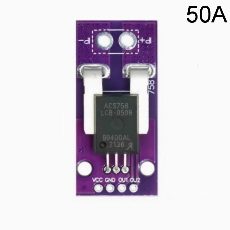 New ACS758 ACS758LCB-050B-PFF-T 50A/100A/200A Linear Hall Current Sensor Module Current Detection For Arduino RC Model Connector