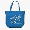 Holiday Cat Big Tote_turquoise