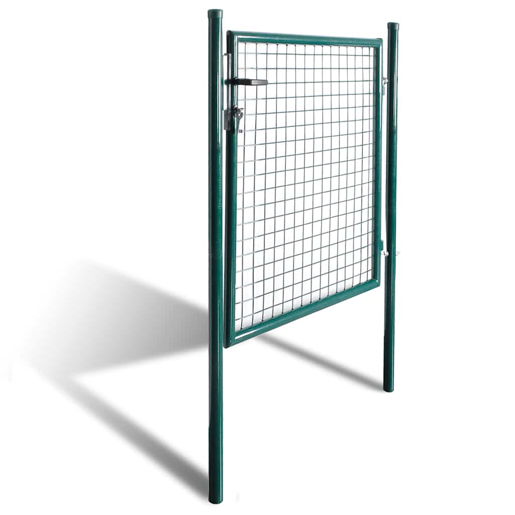 Vidaxl Brama Ogrodzeniowa Single Door 100X100 Cm, Stal Malowana Proszkowo
