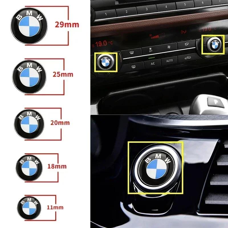 E60 E93 2025 Hot Car For BMW Epoxy/Aluminum Car  Label Decal Badge Covers Logo stickers 11 18 20 25 29mm for Bmw E46 E90 E60 F10