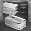 Manual Wall-Mounted Stainless Steel Soap Dispenser