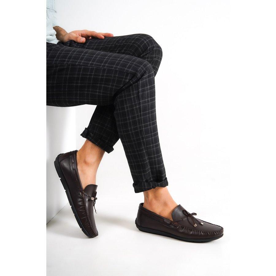 

Мужская повседневная обувь из натуральной кожи Мокасины 40 чёрный