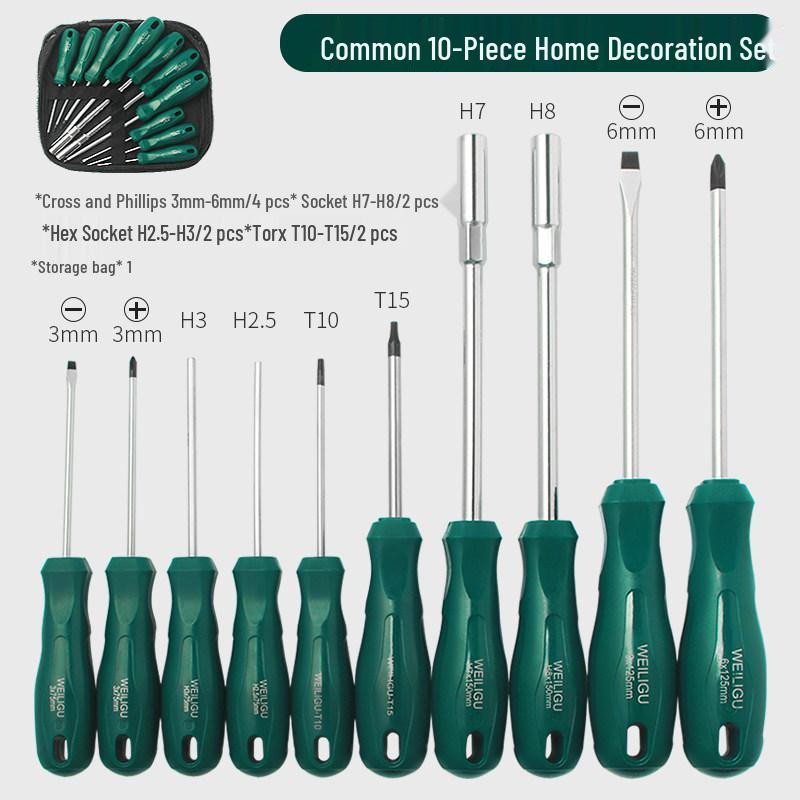 Extended Torx & Phillips Screwdriver Set: T8, T20, T30 for Car Repair & Air Filter Maintenance