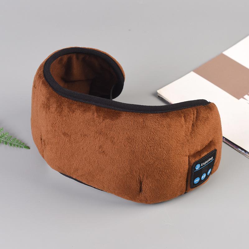 3D Bluetooth Eye Mask Headset: Smart Wireless Music Earmuffs with Breathable, Light-Blocking Sleep Mask